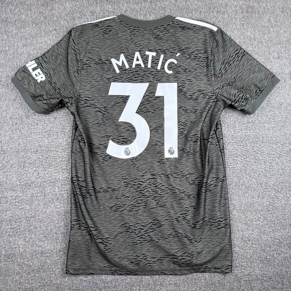 Adidas Manchester United Jersey Mens Medium Matić Premier League Soccer 2020 21 - Picture 7 of 9